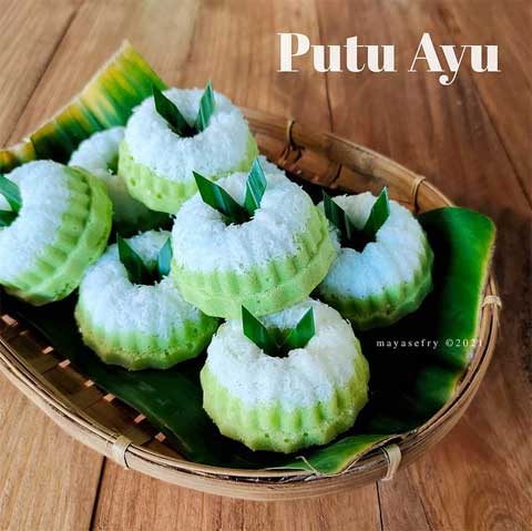 resep putu ayu pandan