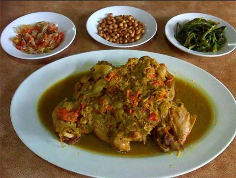 resep ayam betutu kuah