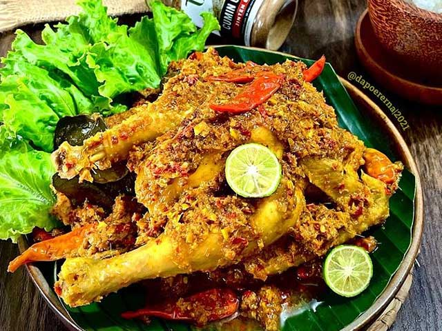 resep ayam betutu pedas