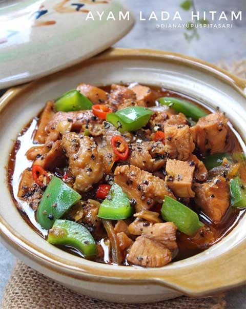Resep Ayam Lada Hitam Enak Praktis dan Cepat Cara Membuatnya 1 resep ayam lada hitam