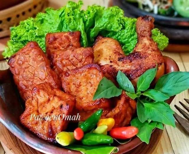 bacem ayam tahu tempe