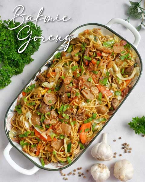 Resep Bakmi Goreng Pedas, Gurih dan Lezat Menggugah Selera 1 bakmi goreng pedas