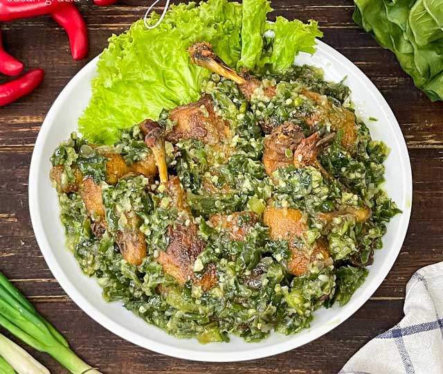 resep bebek cabai ijo