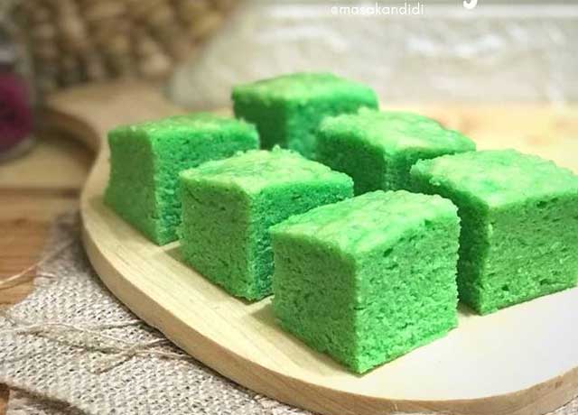 resep bolu kukus pandan