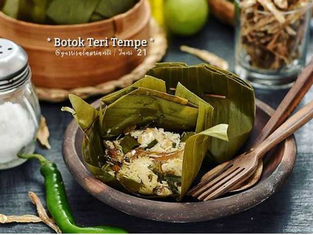 Resep Botok Teri Tempe Sederhana dan Sedap 1