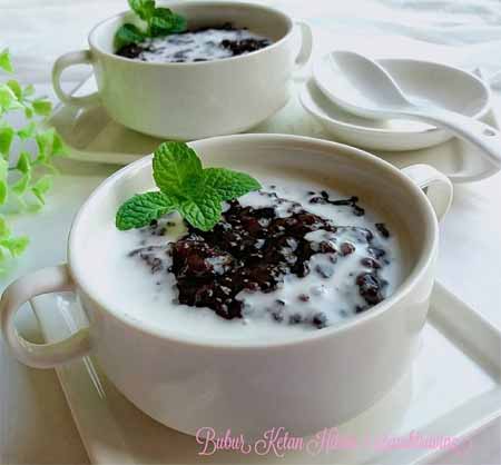 resep bubur ketan hitam