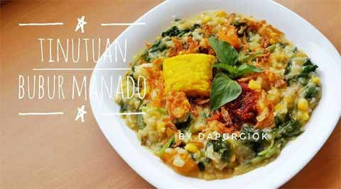 resep bubur manado