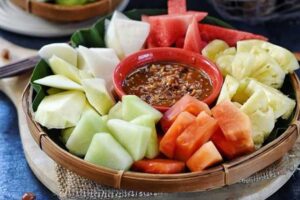 resep bumbu rujak buah