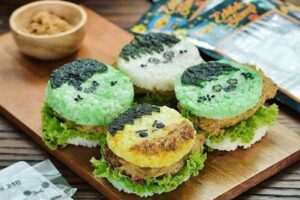 resep burger nasi