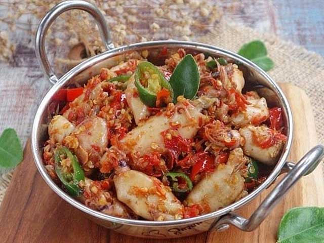 resep cumi asin balado