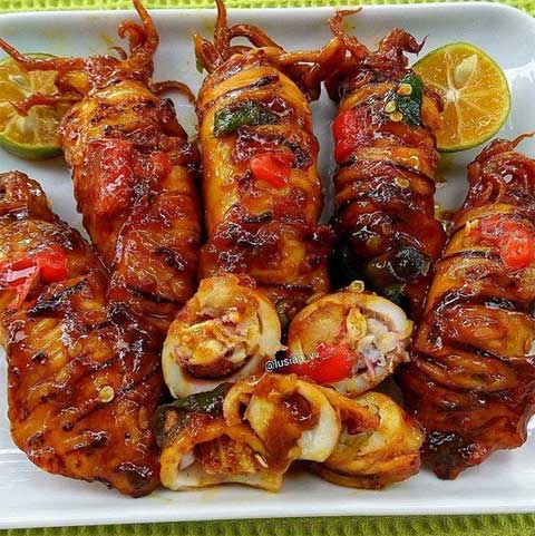 resep cumi bakar