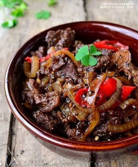 Resep Daging Sapi Blackpaper : Terkuak Sapi Lada Hitam Black Pepper Beef Praktis Resep Masakanku ...