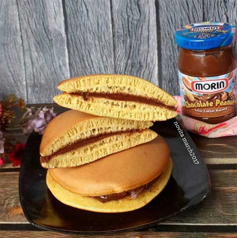 Resep Dorayaki Enak Lembut dan Sangat Mudah Cara Membuatnya 1 resep dorayaki