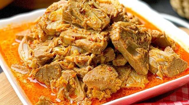 resep gulai nangka padang