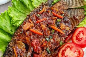 resep gurame goreng bumbu kecap