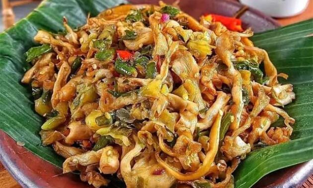 resep jamur tiram sambel ijo