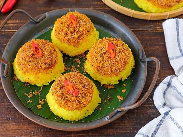 resep ketan serundeng