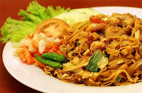 resep kwetiau goreng seafood