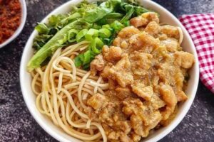 resep mie ayam gerobak