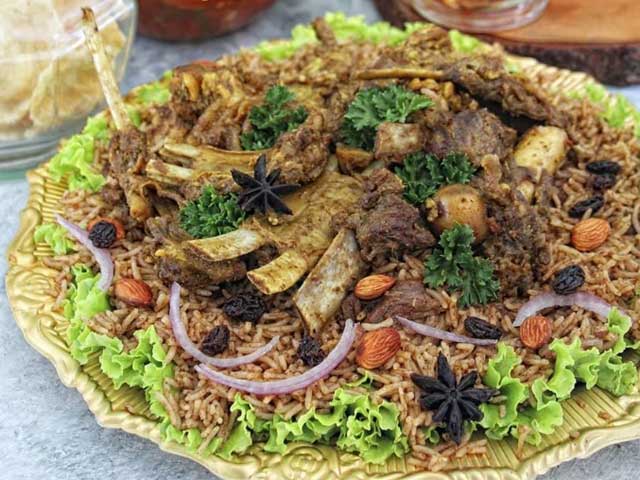 resep nasi kebuli kambing