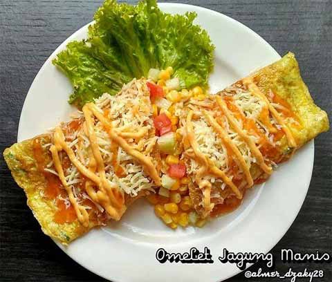 Aneka Resep Omelet Telur Enak Gurih dan Lezat Cocok Buat Sarapan 5 resep omelet jagung manis