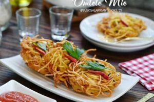 resep omelet mie telur