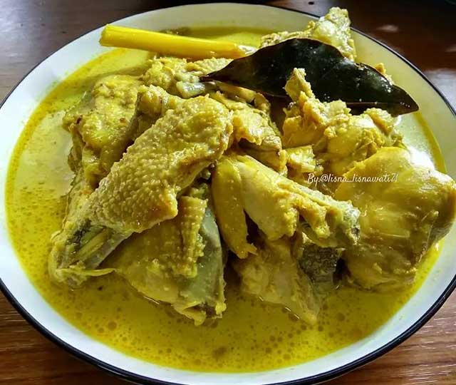 resep opor ayam kuning