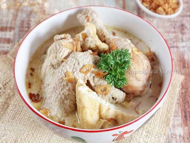 resep opor ayam putih