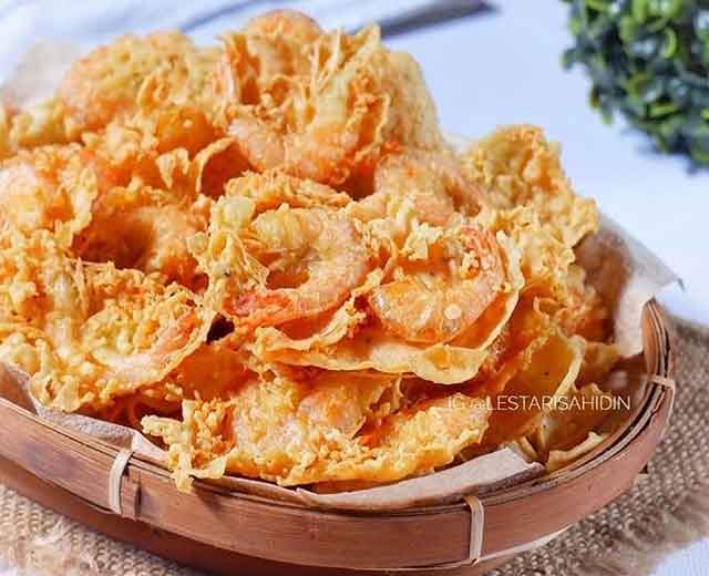 resep peyek udang