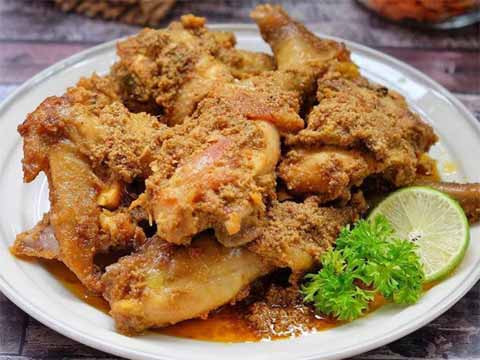 Resep Rendang Ayam Enak dan Lezat Pilihan Ekonomis Masakan Anda 1 Resep rendang ayam