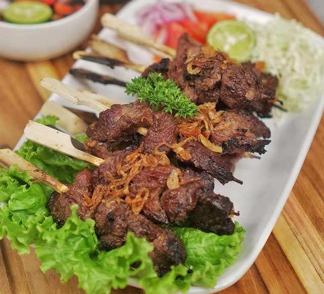 resep sate sapi manis