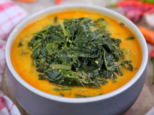 resep sayur daun singkong