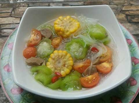 resep sayur bening oyong bihun