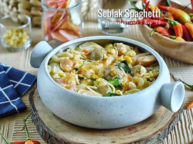 resep seblak spaghetti