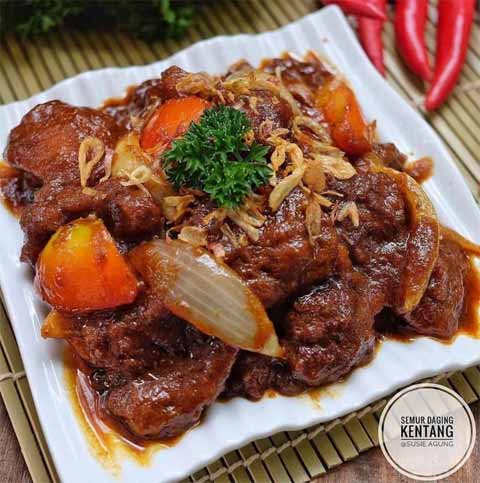 resep semur daging kentang