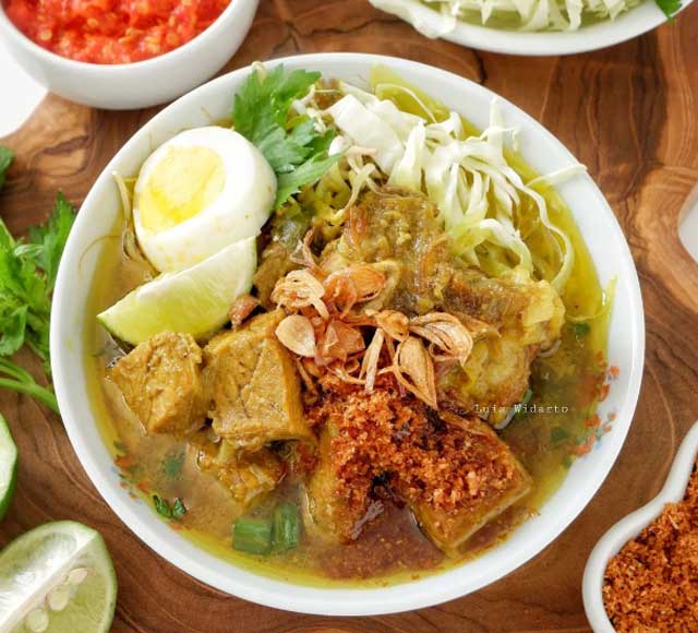 resep soto daging koya kelapa