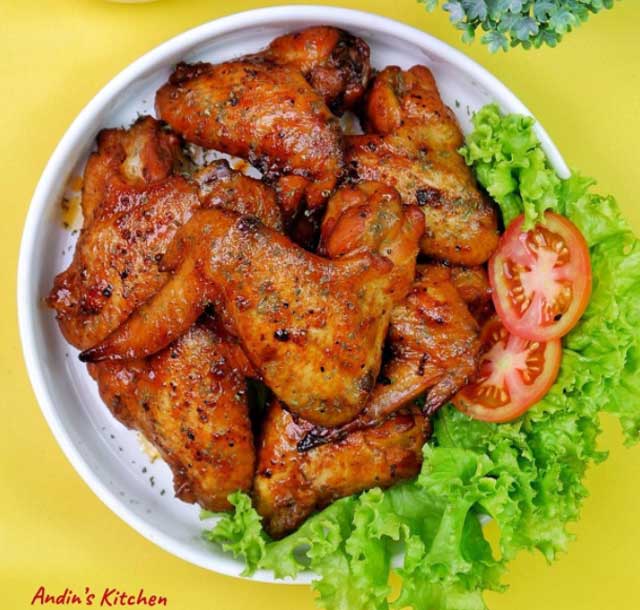 resep spicy chicken wings