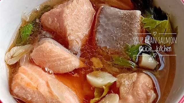 resep sup ikan salmon