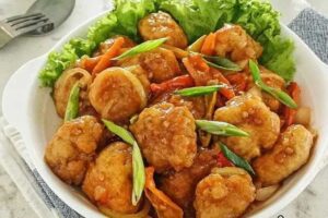 resep tahu bulat saus tiram