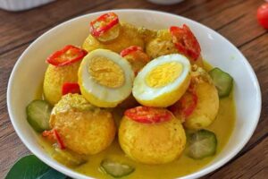 resep telur bumbu kuning