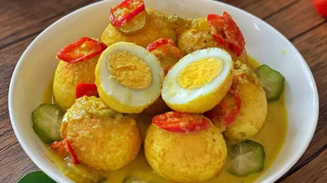 resep telur bumbu kuning