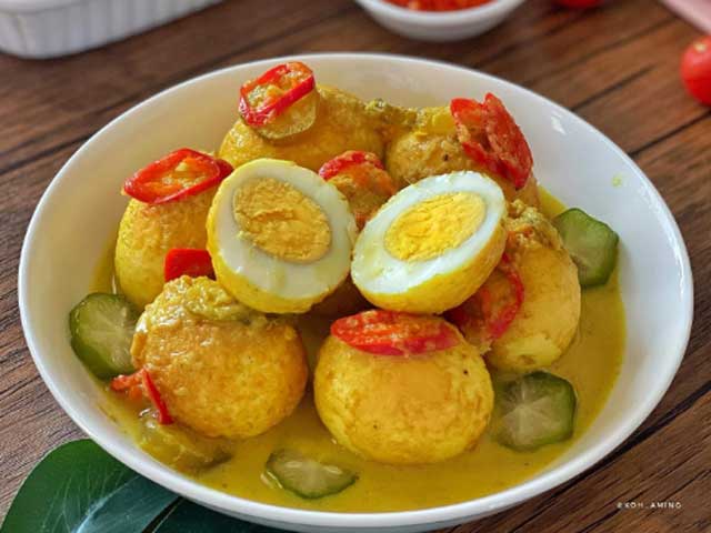 resep telur bumbu kuning