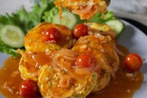 resep telur dadar asam manis