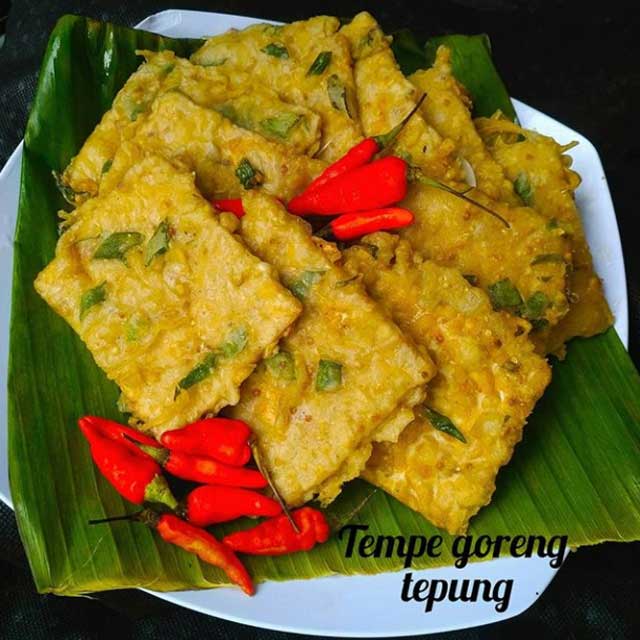 resep tempe goreng tepung