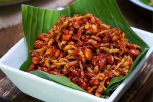 teri kacang balado