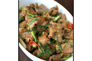 resep tumis daging daun bawang