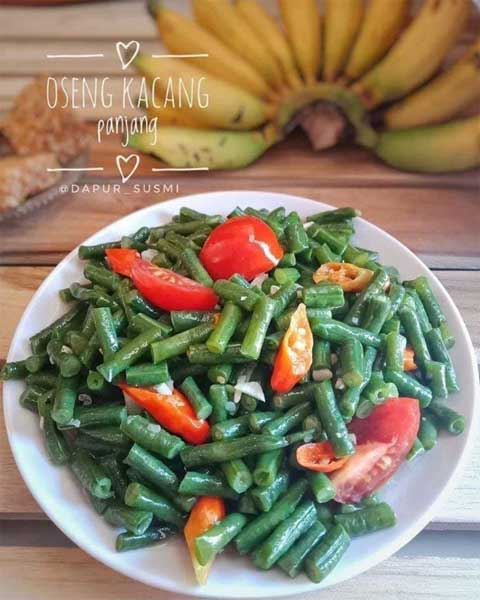 resep tumis kacang panjang