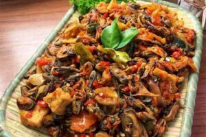 resep tumis kerang pedas