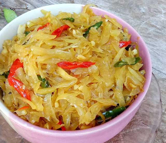 resep tumis pepaya muda