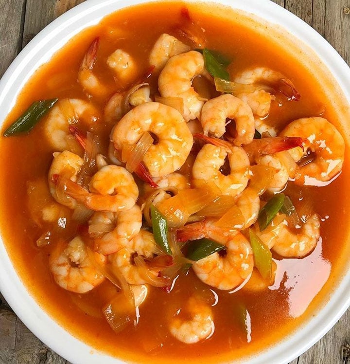  udang asam manis saus tiram